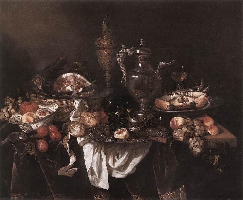 BEYEREN, Abraham van Banquet Still-Life gf